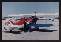 Pepsi Skywriter biplane